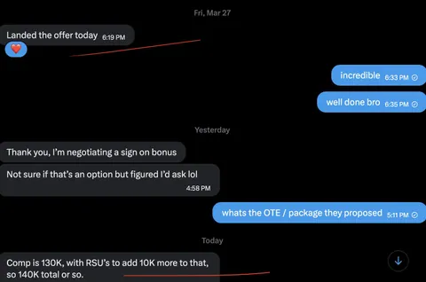 Community testimonial screenshot 01