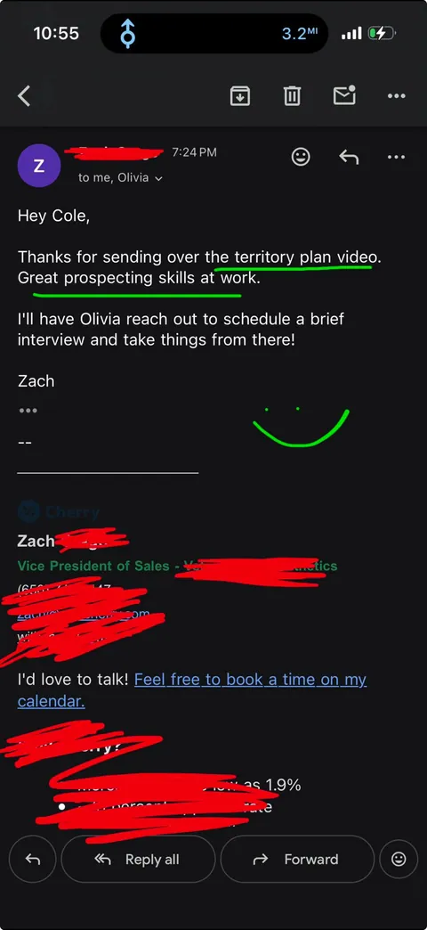 Community testimonial screenshot 13