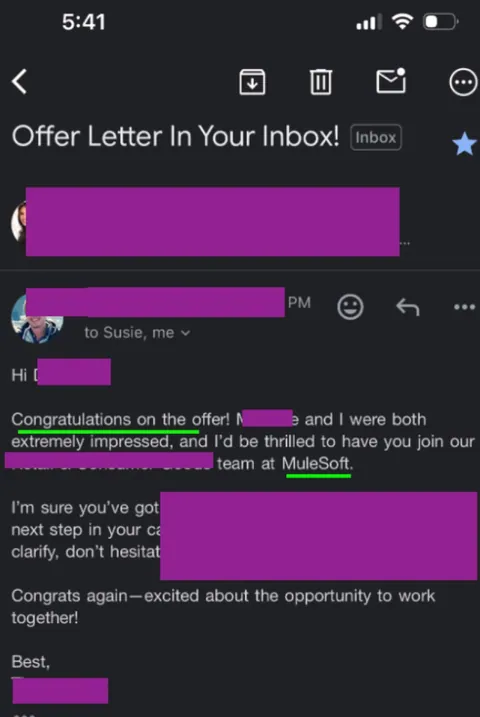 Community testimonial screenshot 14