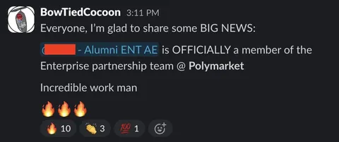 Community testimonial screenshot 39